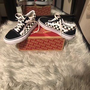 Worn Once Checkered Vans